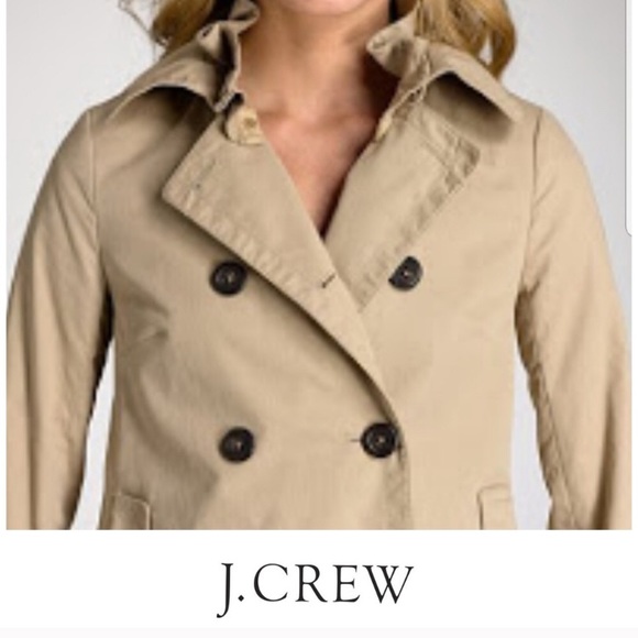J. Crew Jackets & Blazers - j. crew • ivory trench coat